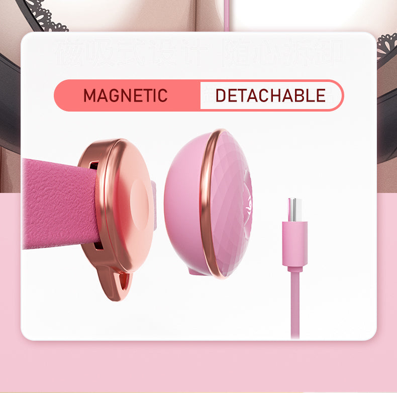 Vibrating Silicone Nipple Clamps – Extreme Restraints Necklace Bondage BDSM Sex Toys