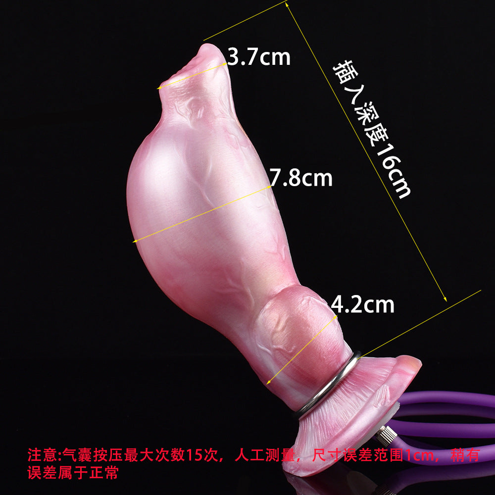 Canine Inflatable Dog Dildos Pink Silicone Sex Toys for Women Intima LustBond Canine Inflatable Dog Dildos Pink Silicone Sex Toys for Women Intima LustBond