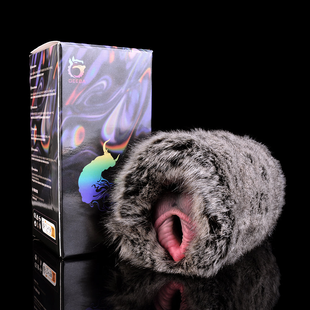 Vagina de bolsillo de piel de perro negro: juguetes sexuales sensoriales realistas para la masturbación masculina