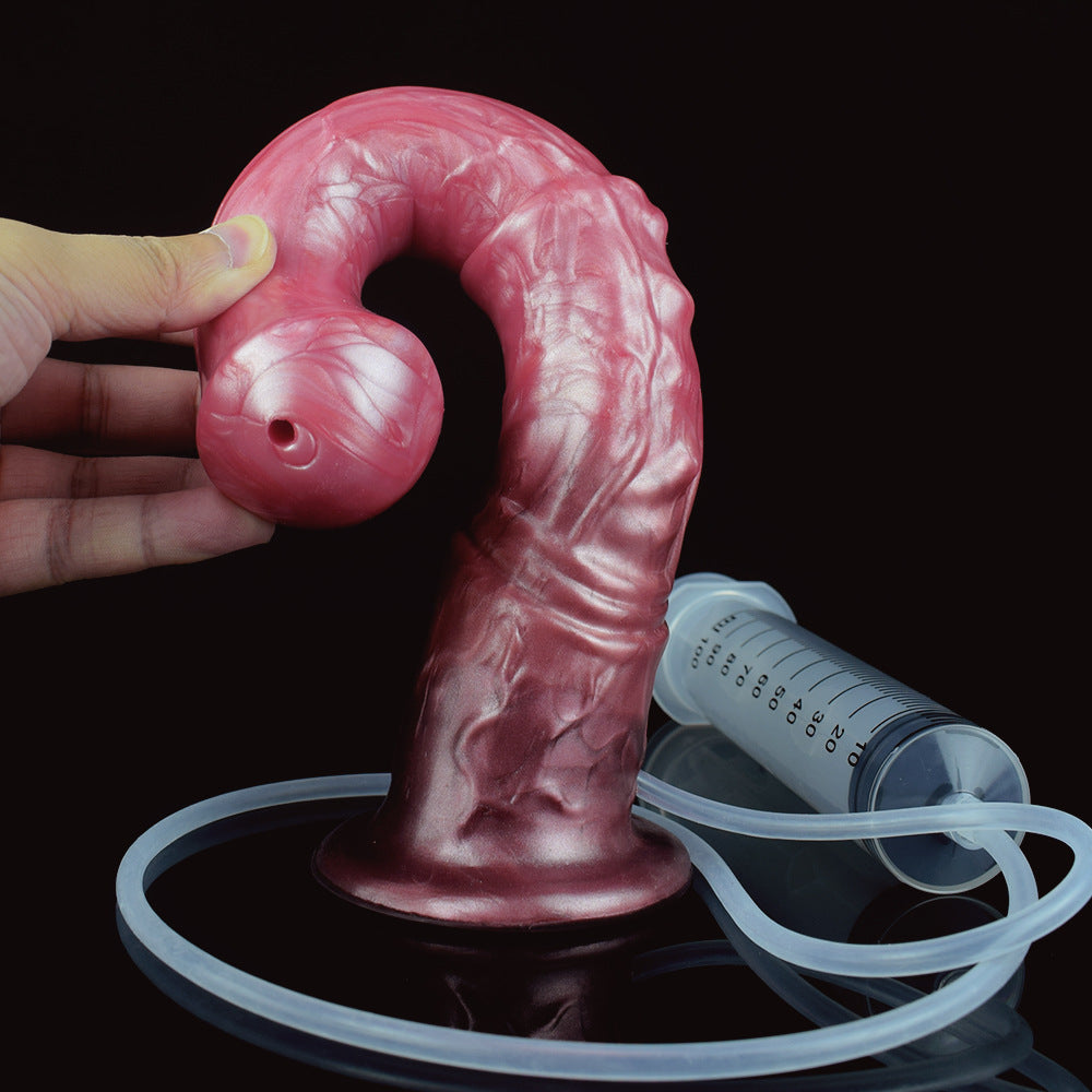 Consolador de silicona Fantasy Monster para eyaculación femenina: juguete de placer vaginal inspirado en un caballo