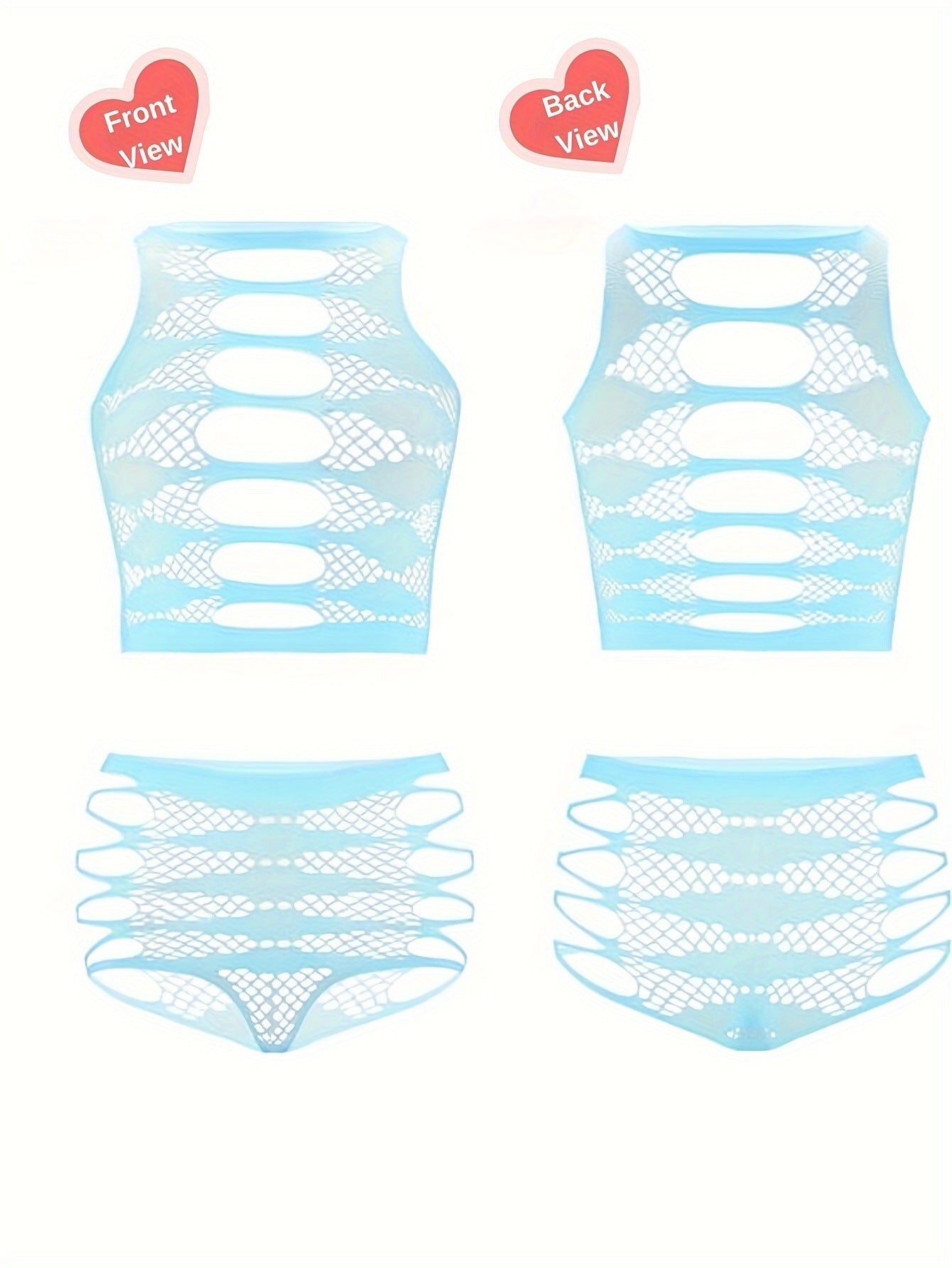 Bondage Fishnet Bodysuit Lingerie - Couple Passion Sexy Clothing for Women