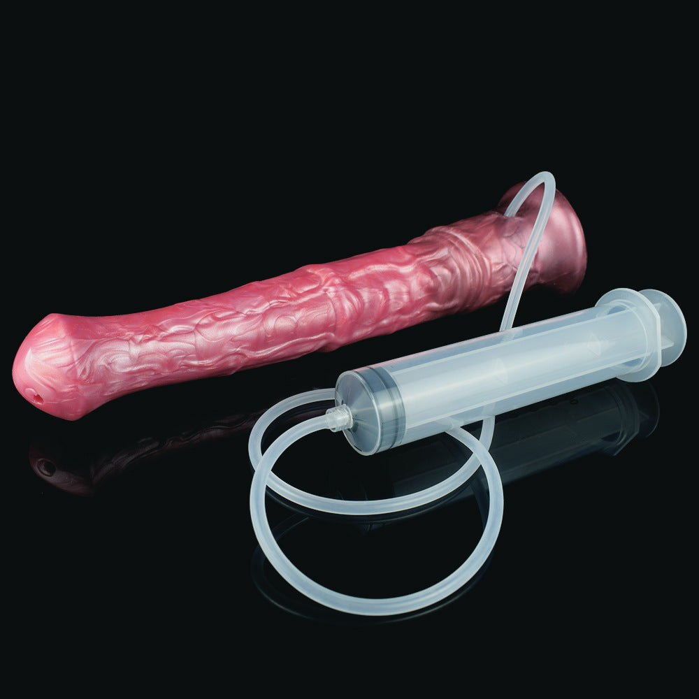 Consolador de silicona Fantasy Monster para eyaculación femenina: juguete de placer vaginal inspirado en un caballo