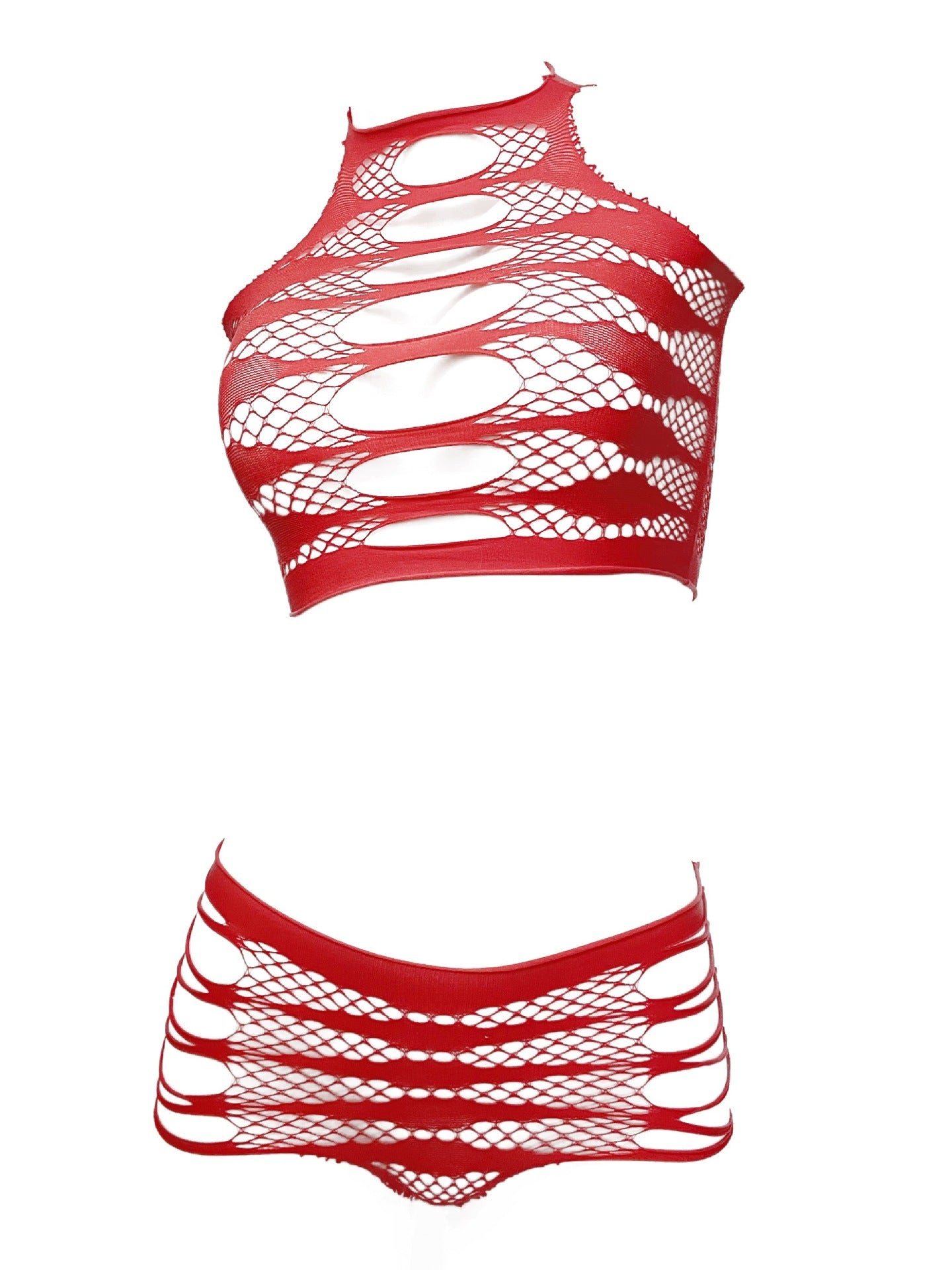 Bondage Fishnet Bodysuit Lingerie - Couple Passion Sexy Clothing for Women
