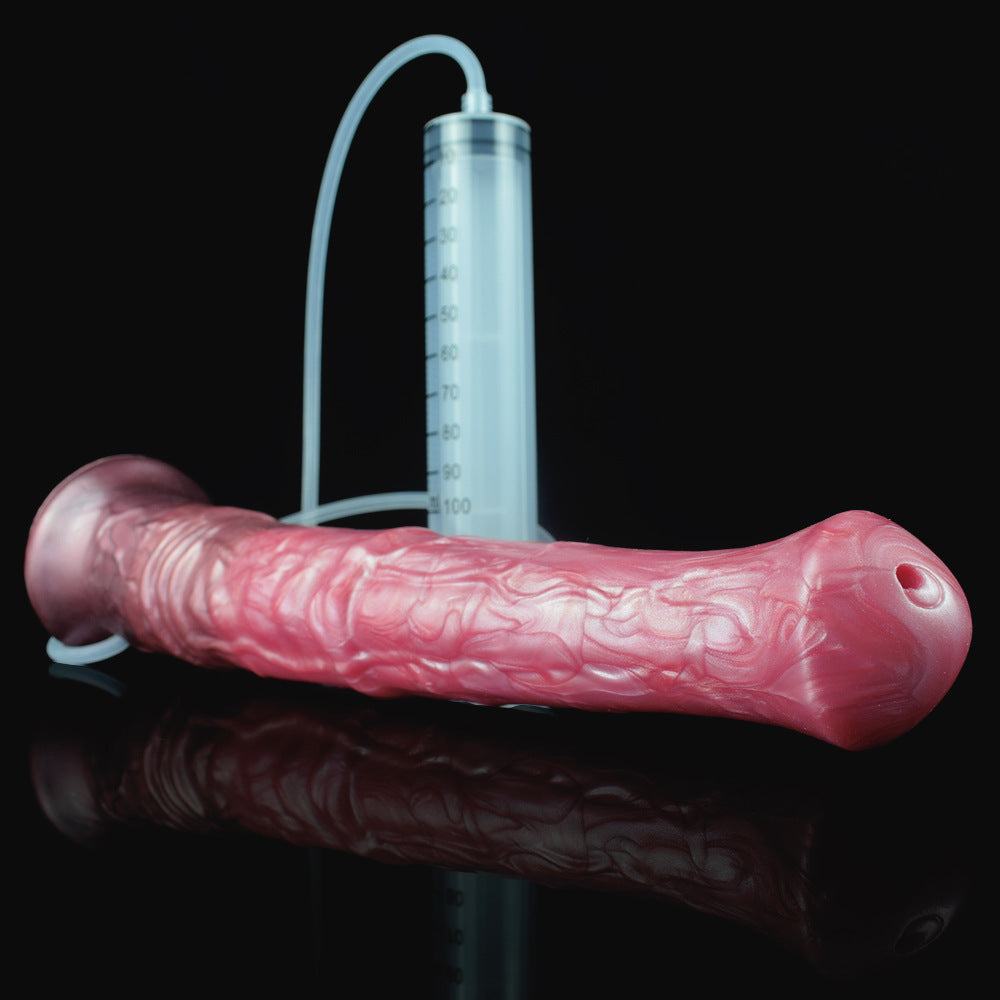 Consolador de silicona Fantasy Monster para eyaculación femenina: juguete de placer vaginal inspirado en un caballo
