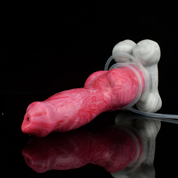 Shepherd Fantasy Dog Silicone Squirting Dildo – Stimulating Vagina Female Sex Toy