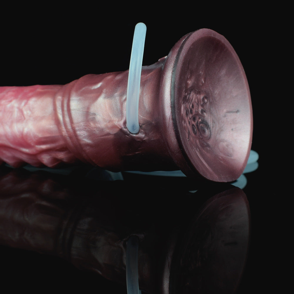 Consolador de silicona Fantasy Monster para eyaculación femenina: juguete de placer vaginal inspirado en un caballo
