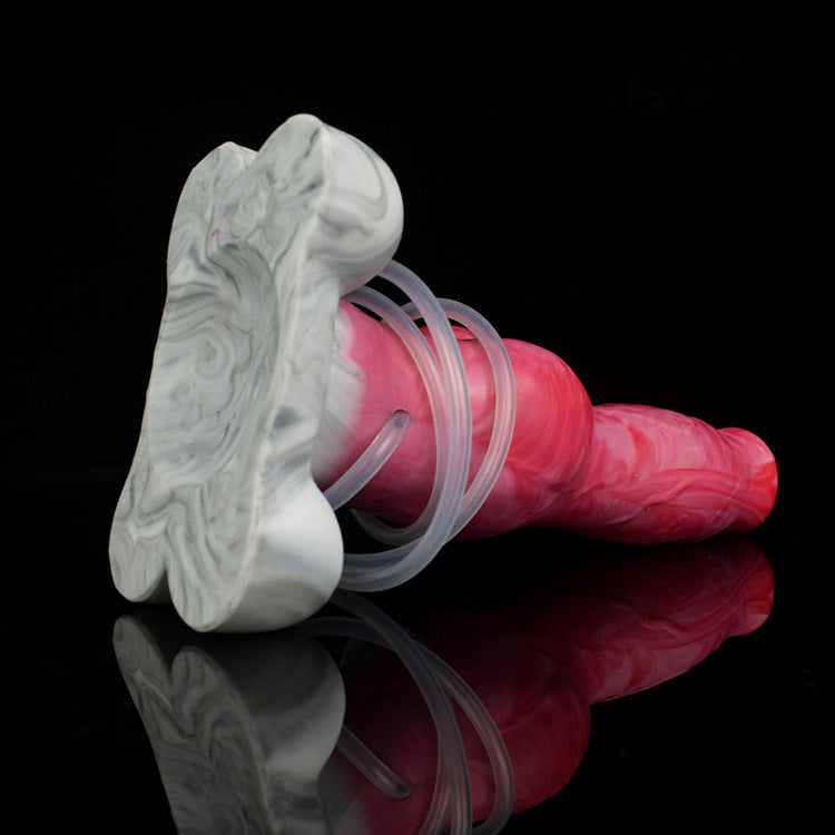 Shepherd Fantasy Dog Silicone Squirting Dildo – Stimulating Vagina Female Sex Toy