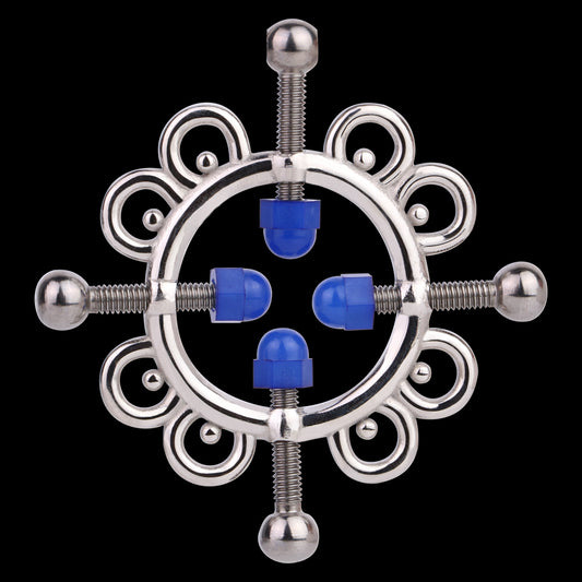 Kit de bondage con pinzas para pezones Snowflake: ataduras extremas de metal, juguetes sexuales femeninos para BDSM