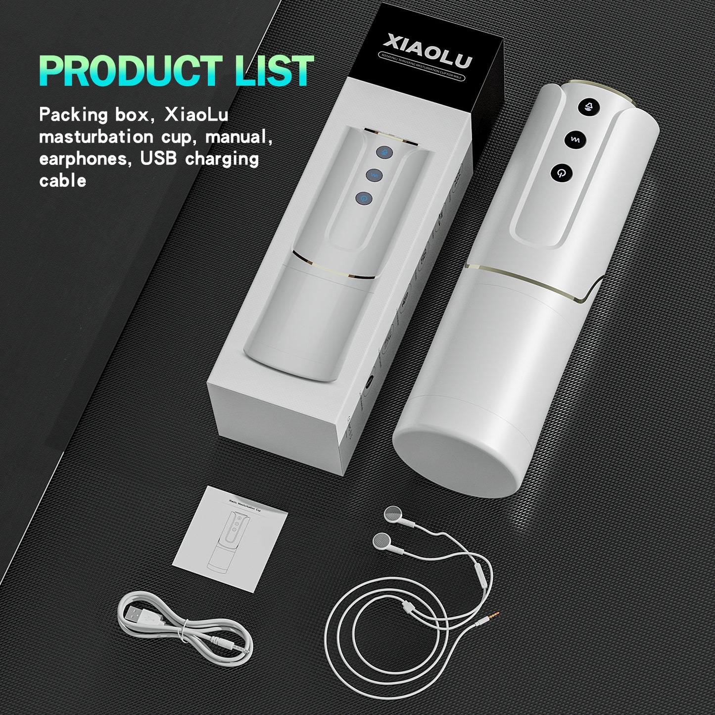LustBond Smart Stroker: Masturbador masculino interactivo controlado por voz