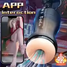 Smart Voice-Controlled Male Masturbator – Stroker with Temperature Control & Remote Interaction