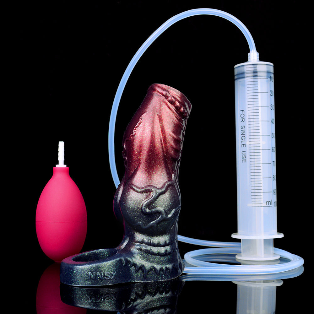 Squirting Cock Sleeve Penis Sheath — Best Silicone Extenze Plus Sex Toy for Man