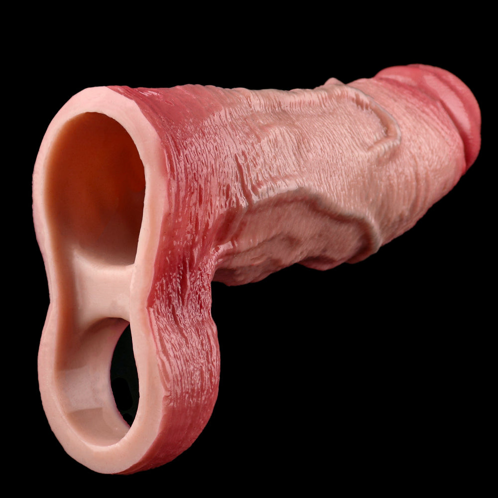 Extra-Thick Penis Sleeve Improved ED of Man– Long-Lasting Prolonged Cock Pleasure