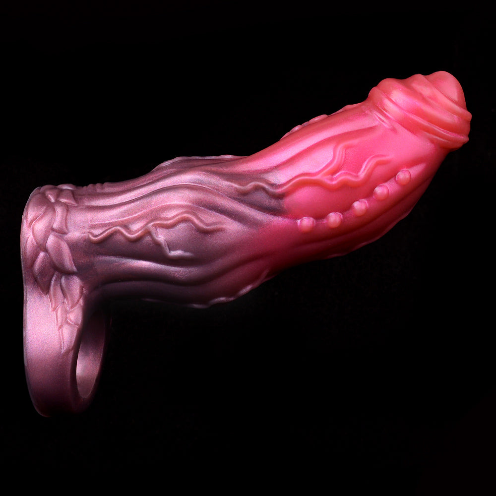 Fantasy Pink Penis Sleeve – Biomechanical Design for an Authentic Pleasure Experience
