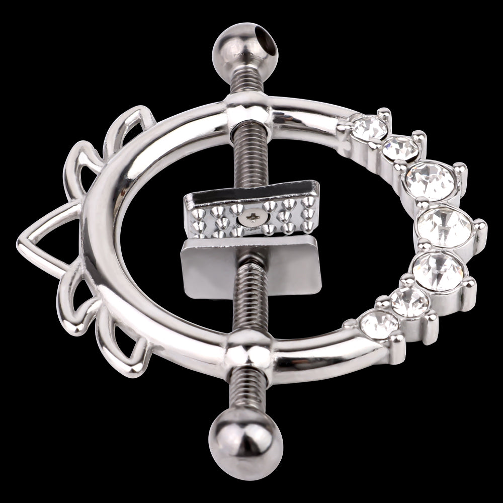 Stainless Fantasy Nipple Clamps – Extreme Restraints Metal Necklace Sex Toys for BDSM