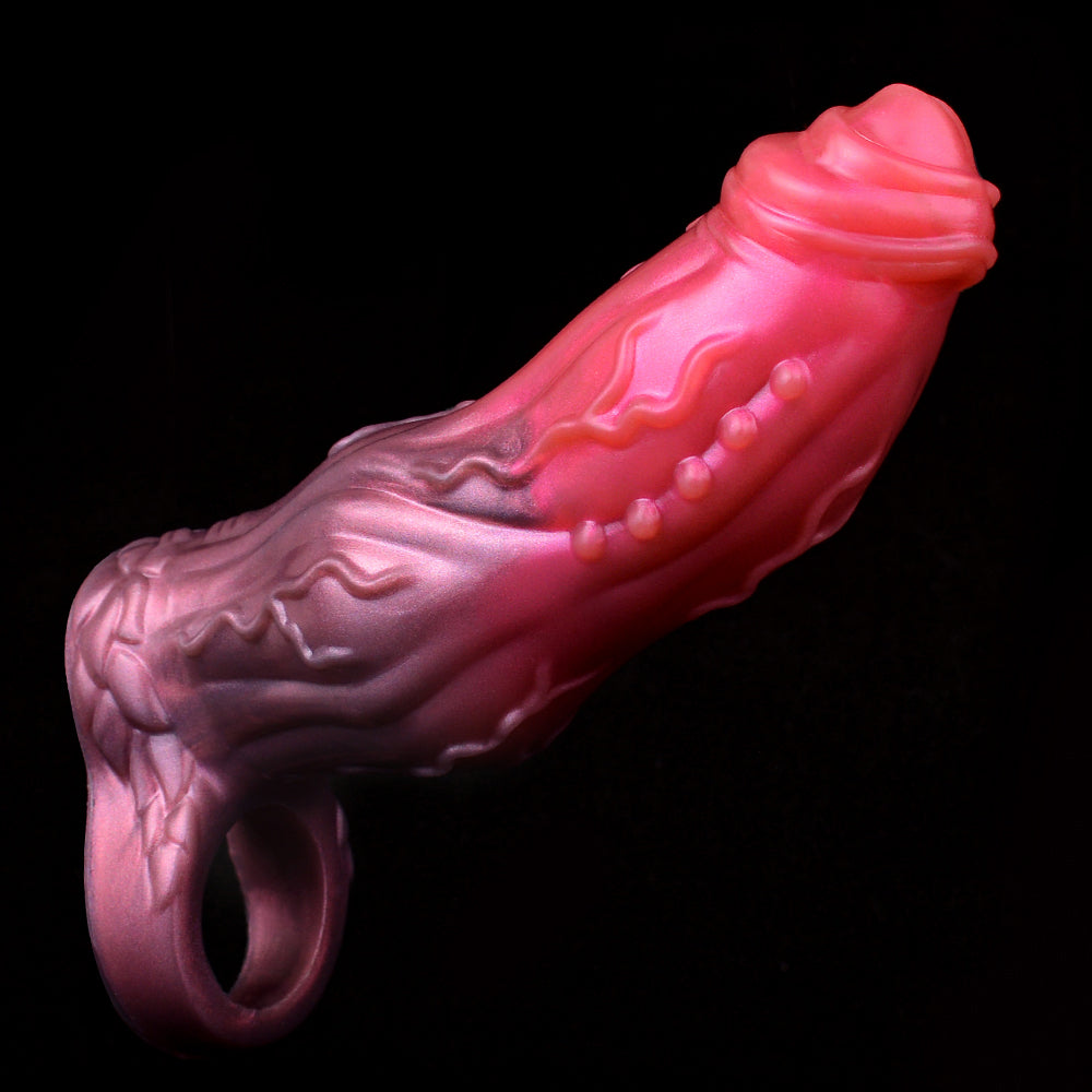 Fantasy Pink Penis Sleeve – Biomechanical Design for an Authentic Pleasure Experience