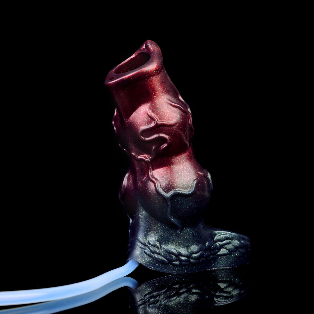 Silicone Dildo Penis Sleeve — Fantasty Squirting Cock Extender Sex Toys for Man