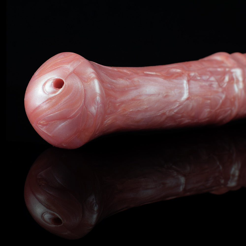Consolador de silicona Fantasy Monster para eyaculación femenina: juguete de placer vaginal inspirado en un caballo
