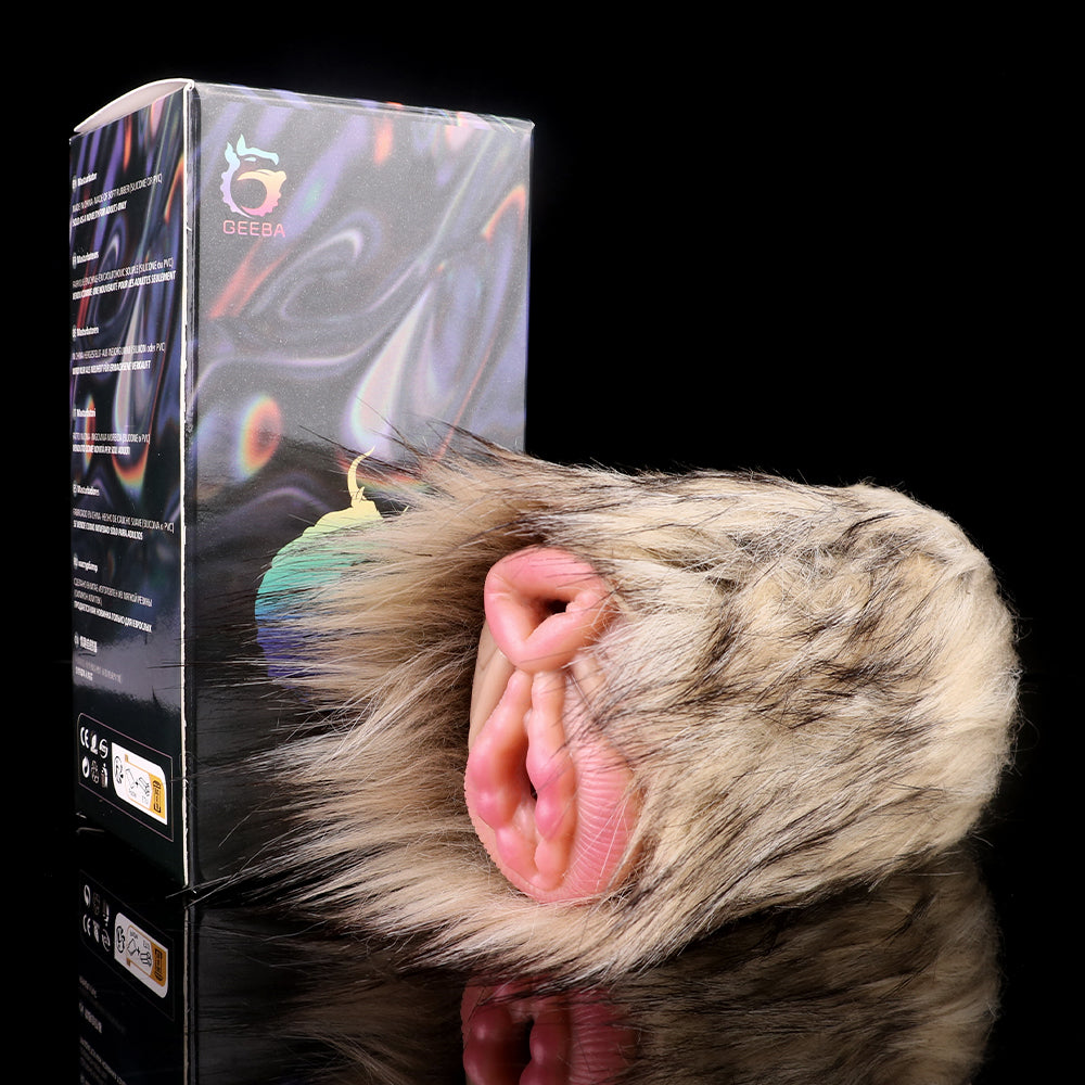 Donkey Skin Silicone Pocket Pussy – Fur Texture Masturbator Sex Toys