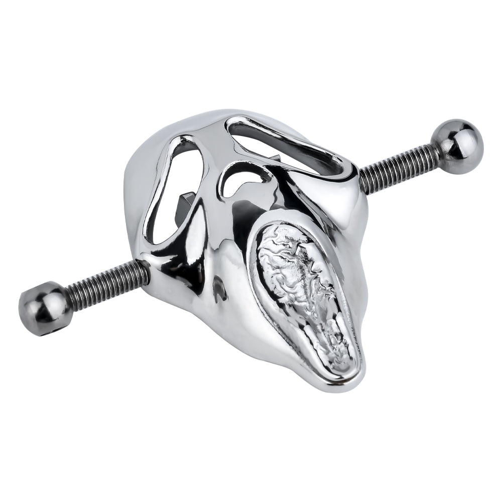 Skull Nipple Clamps Bondage Kit-Metal Kinky Sex Toys for Women