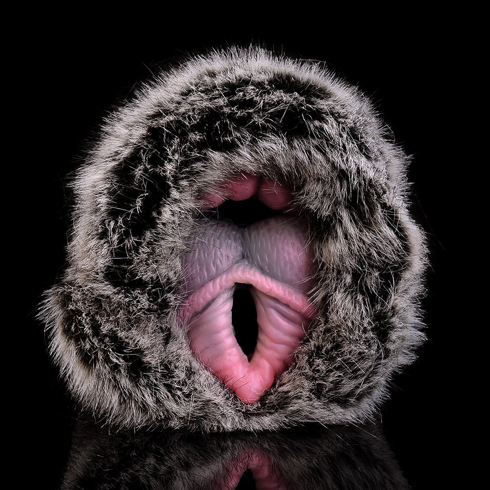 Vagina de bolsillo de piel de perro negro: juguetes sexuales sensoriales realistas para la masturbación masculina