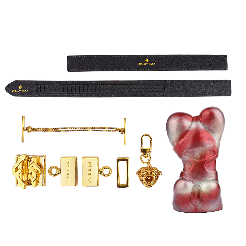Mordaza de bola de fantasía vertical – Kit BDSM de silicona con ataduras extremas, juguetes sexuales femeninos