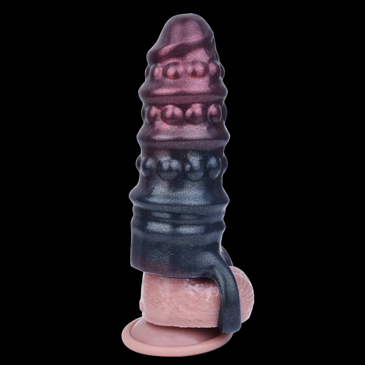 Fantasy Dick Sleeve Sheath - Dual Stimulation with Spiral & Texture 5.5 inch Penis Sextoys