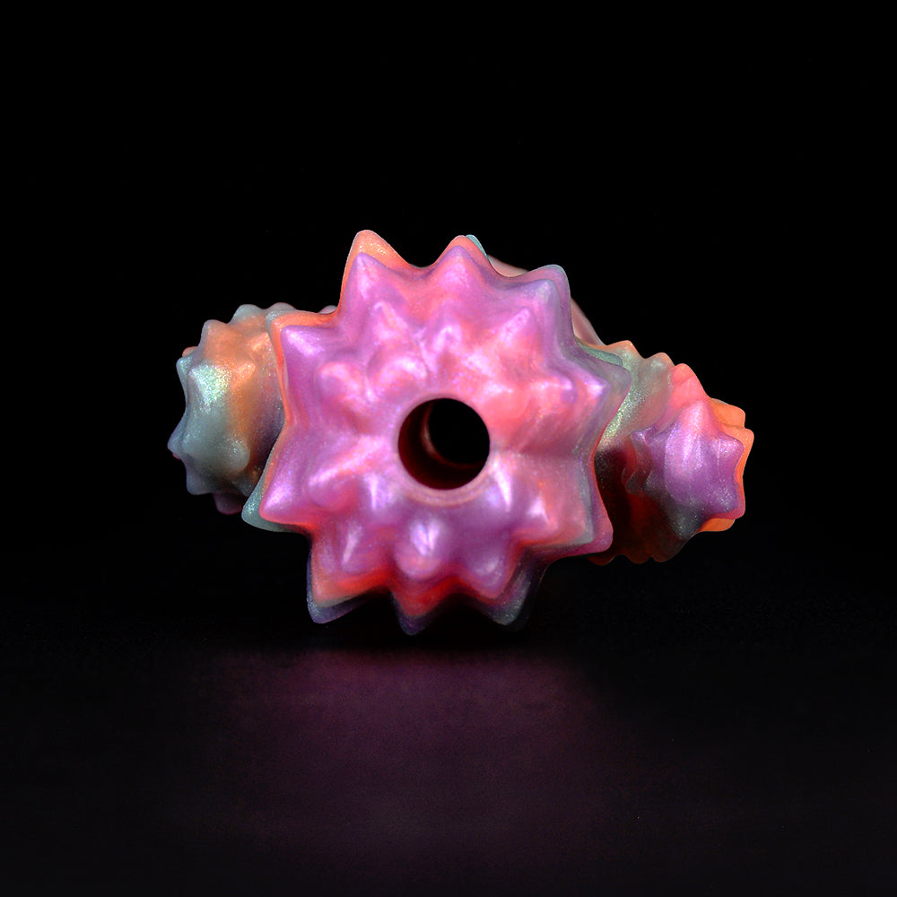 Cactus-Inspired Horizontal Strap-On Ballgag Oral Plug – Silicone BDSM Toy for Bondage and Fantasy Play