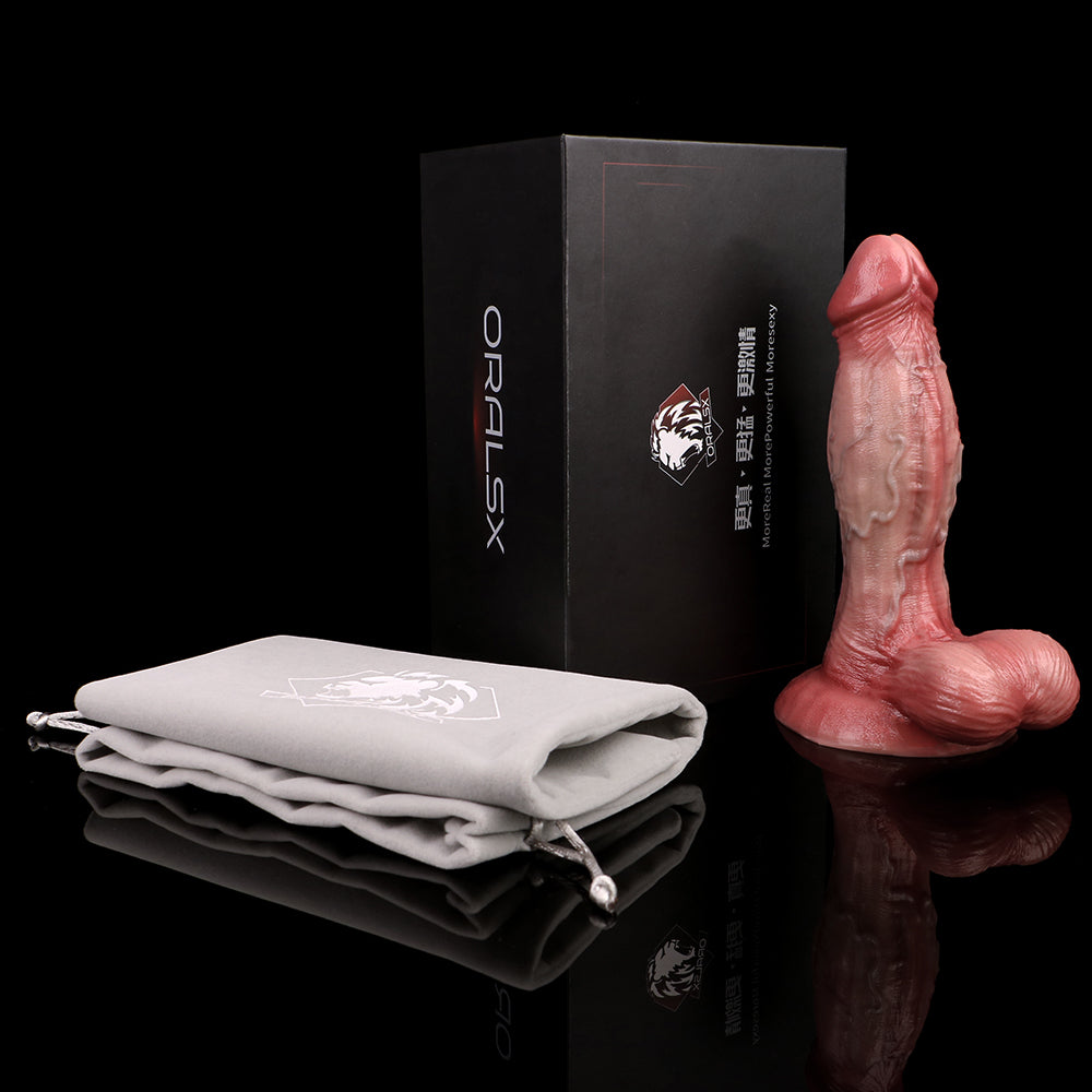 5-Inch Realistic Silicone Dildo — Dual-Layer Construction for Intense Vaginal Pleasure