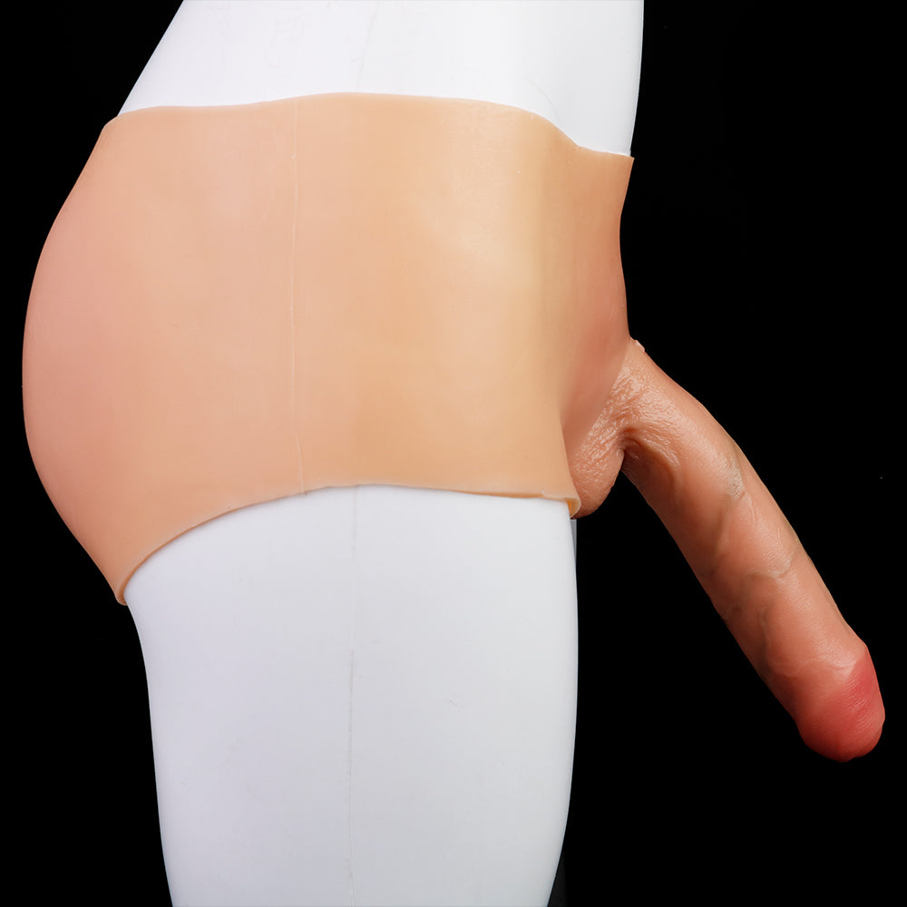 Braguitas consolador realistas de 20 cm - Ropa interior de silicona con correas, juguetes sexuales para mujeres lesbianas