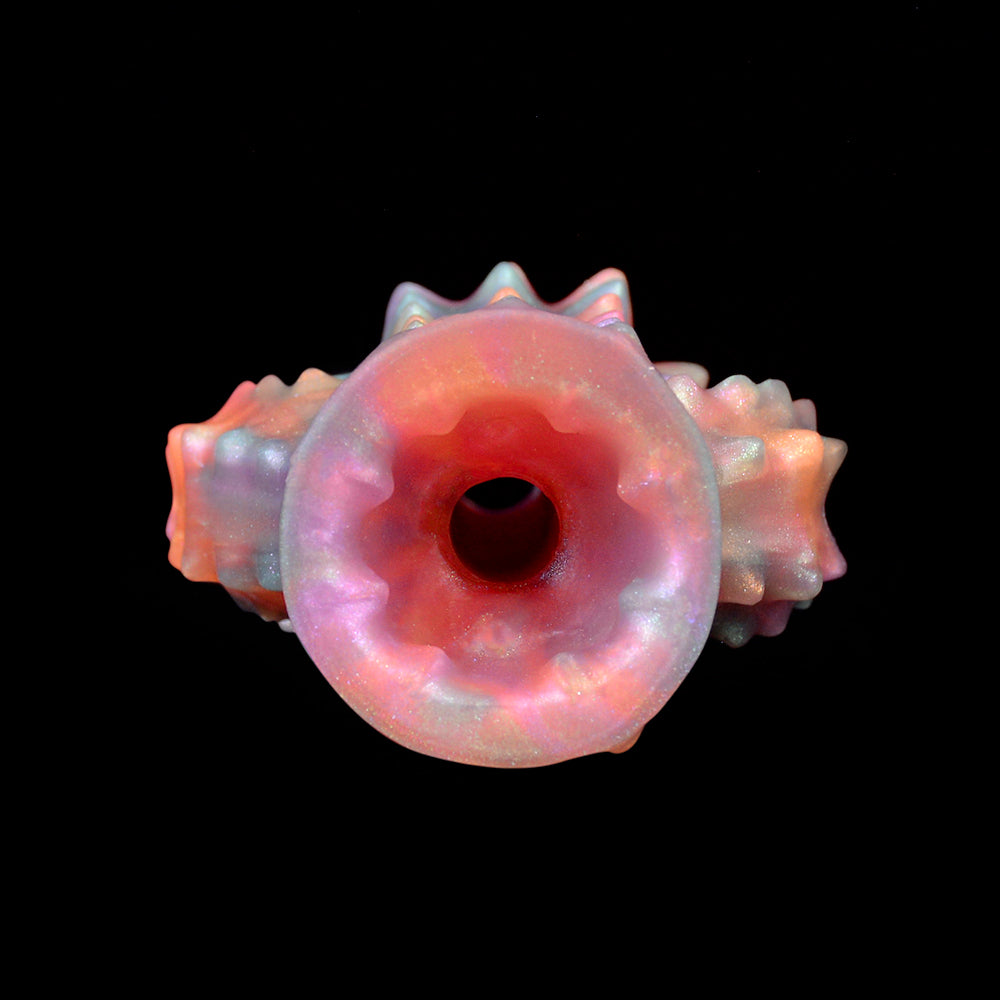 Cactus-Inspired Horizontal Strap-On Ballgag Oral Plug – Silicone BDSM Toy for Bondage and Fantasy Play