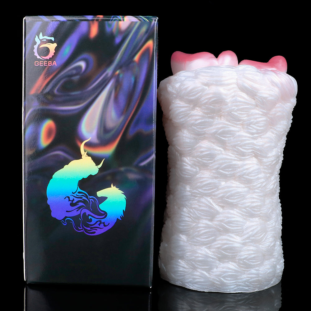 Dual-Channel Silicone Vibrating Pocket Pussy — Male Penis Massage Masturbation Cup
