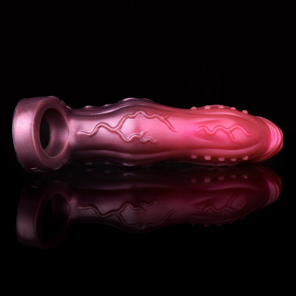Fantasy Pink Penis Sleeve – Biomechanical Design for an Authentic Pleasure Experience