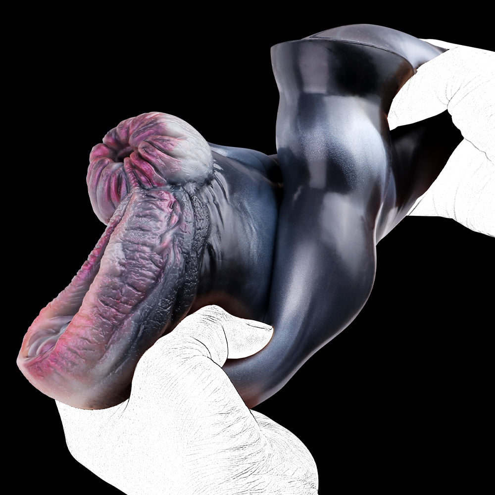 Beast World Zebra Pocket Pussy: juguete sexual realista de doble canal