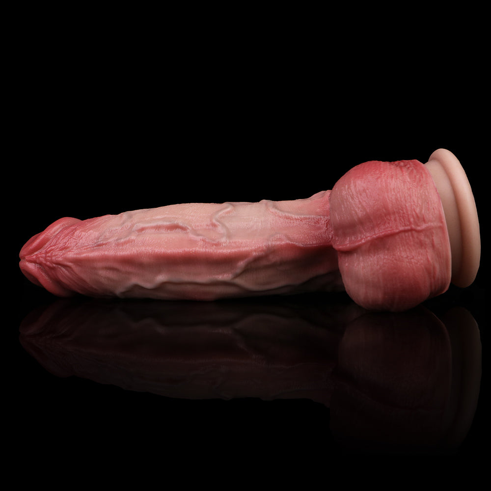 Dual-Layer Silicone Realistic Dildo Anal Plug — Exquisite Texture, Ultimate Pleasure Tool