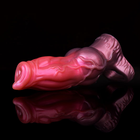 Funda de silicona para pene de media envoltura: estimulación para mejorar la disfunción eréctil y el rendimiento.