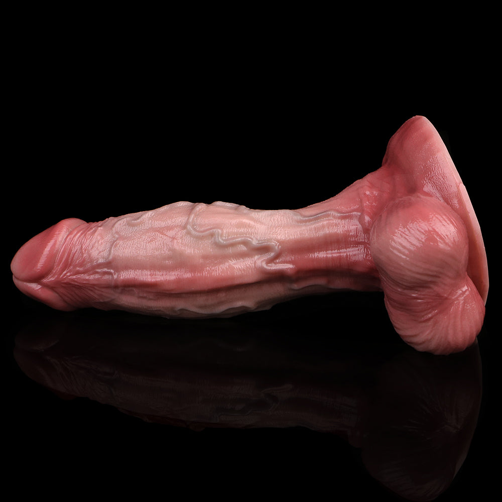 5-Inch Realistic Silicone Dildo — Dual-Layer Construction for Intense Vaginal Pleasure