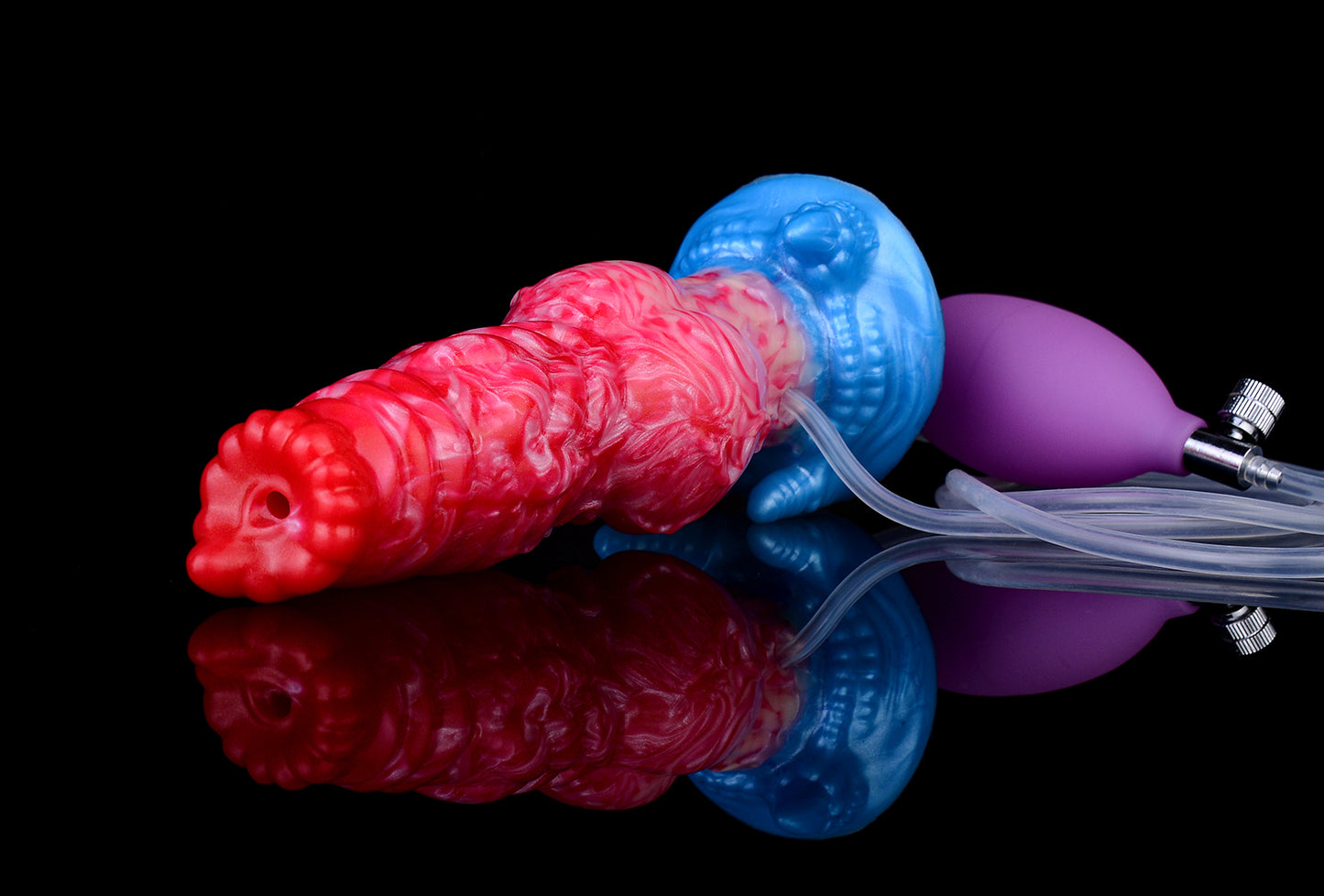 Portable Squirting Inflating Anal Dildo — Compact and Powerful Female Sex Toy