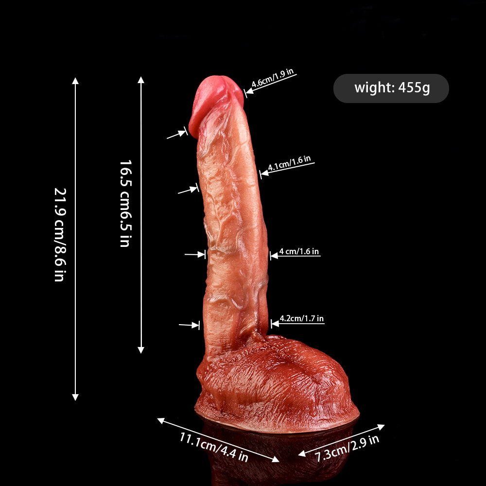 Extra-Long Realistic Anal Dildo with Suction Cup – Exclusive Vaginal Masturbation Toy for Intense G-Spot Stimulation