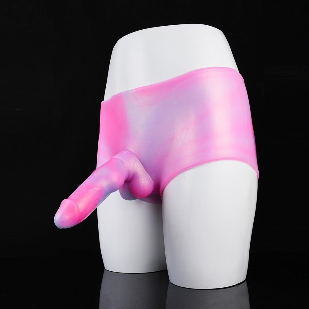 Braguitas con dildo con correa: diseño realista para juegos sexuales BDSM lésbicos
