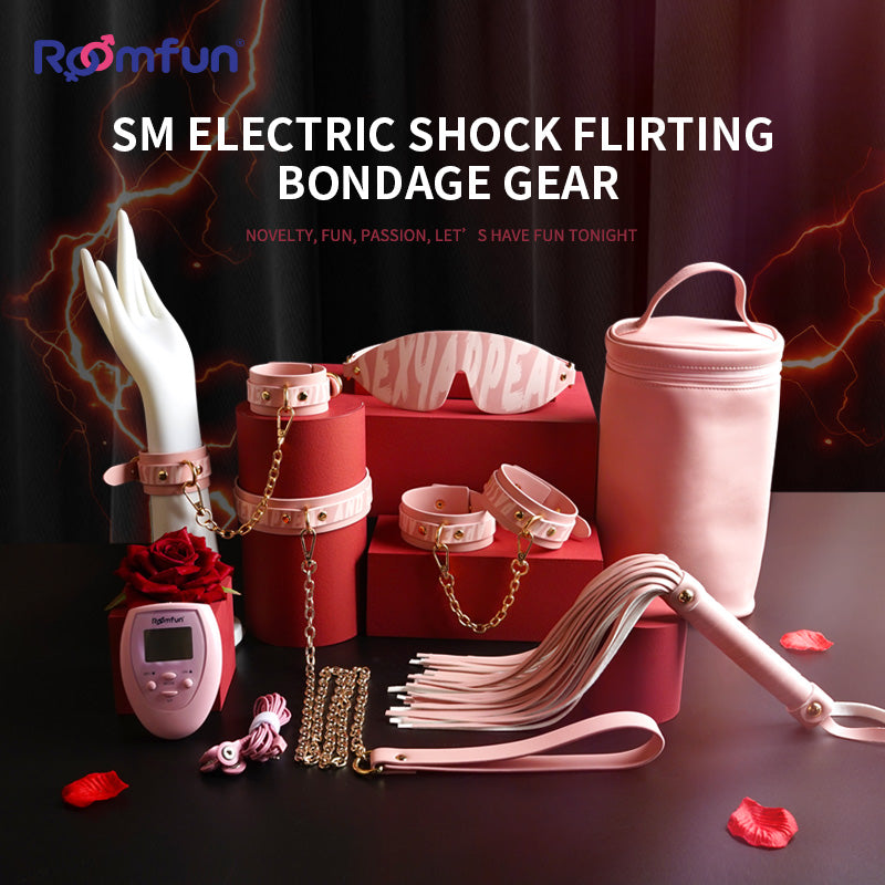 Leather BDSM Kit - Ruined Orgasm Restraint Bondage Sex Toys for Women