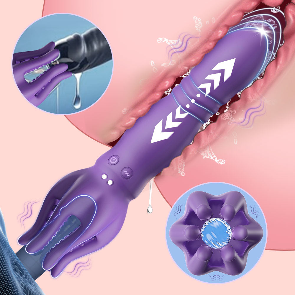 Thrusting Vibrators Didlo Masturbator Cup - Multi-Functional Sex Toys