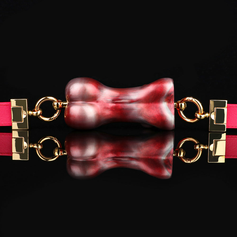 Horizontal Bondage Mouth Ball Gag – Extreme Restraints Silicone Nude-Shaped BDSM Toys