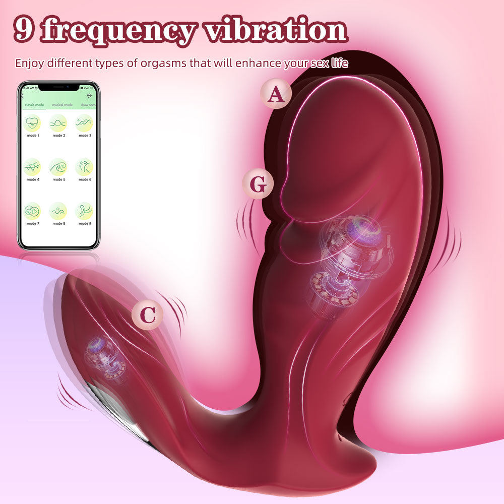 Strap on Insertable Triad Vibrator Anal Dildo – 3-in-1 Silicone Pleasure Enhancer for Women