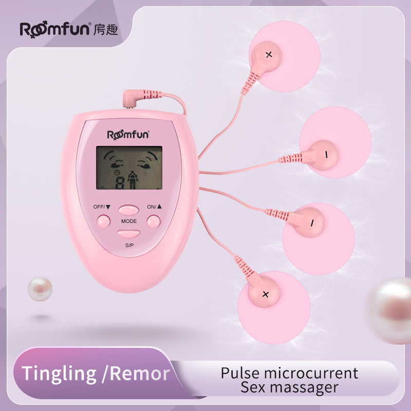 Electronic Pulse Massage Bondage Kit - Multiple Vibrating Kinky Sex Toys for Women