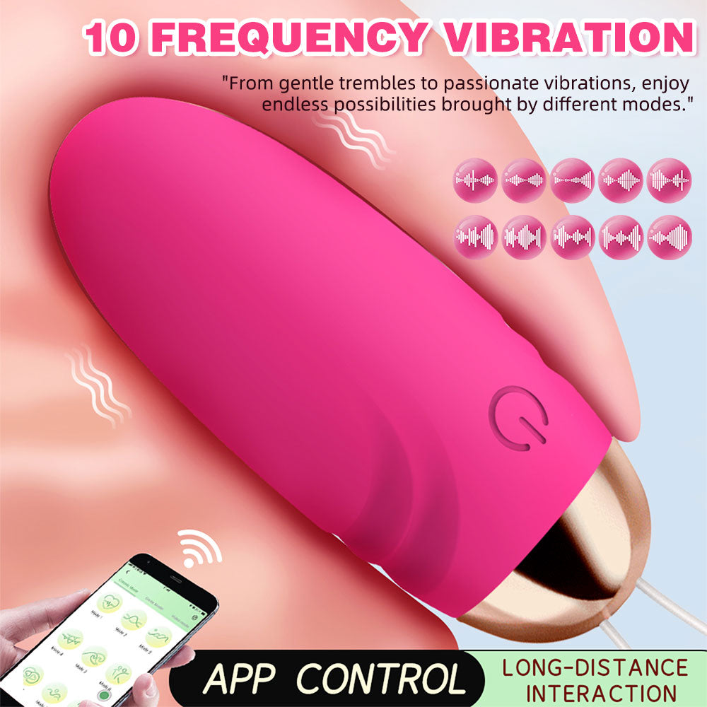 Strap On Bullet Vibrator - Insertable Remote-Controlled Sex Toys