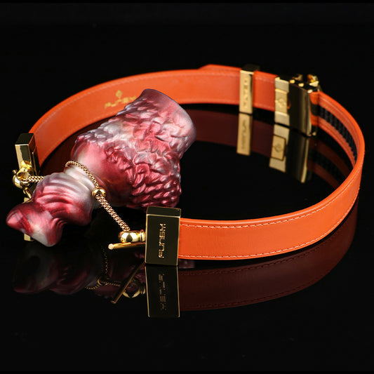 Bola mordaza con dildo de fantasía para bondage: juguetes sexuales de silicona verticales con sujeción extrema