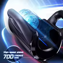 Dual-Handle Auto Stroker – Smart Voice-Interactive Vibrating Masterbation Toys for Men