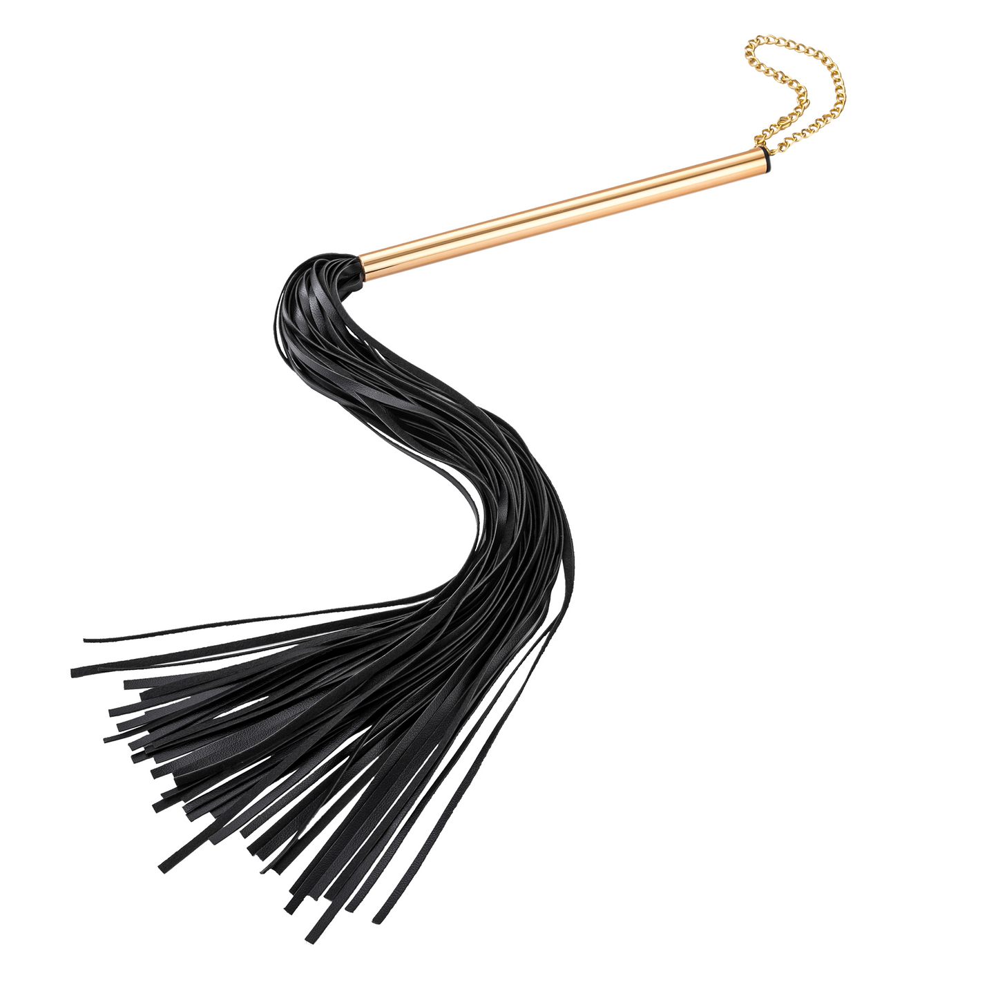 Leather Flogger Bondage Kit - Golden Belt Spanking BDSM Sex Toys for Men Women