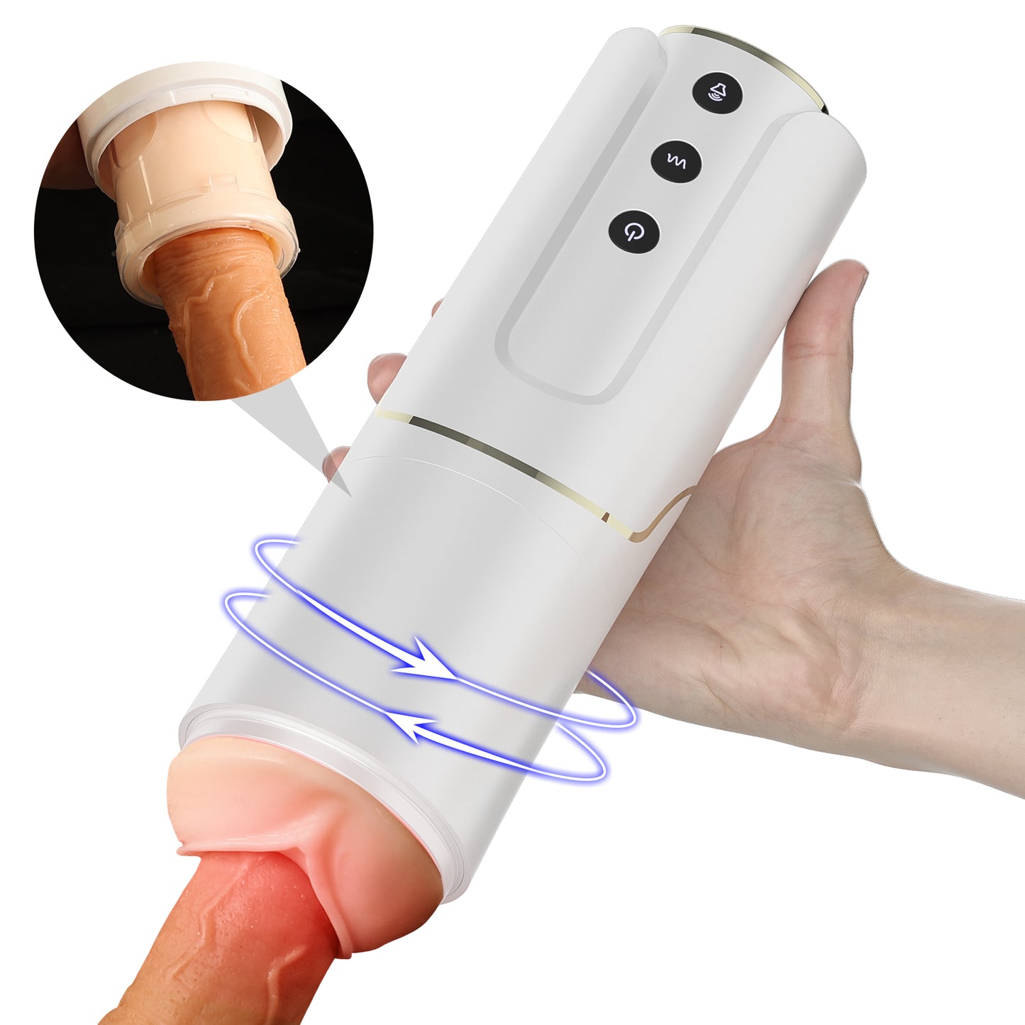LustBond Smart Stroker: Masturbador masculino interactivo controlado por voz