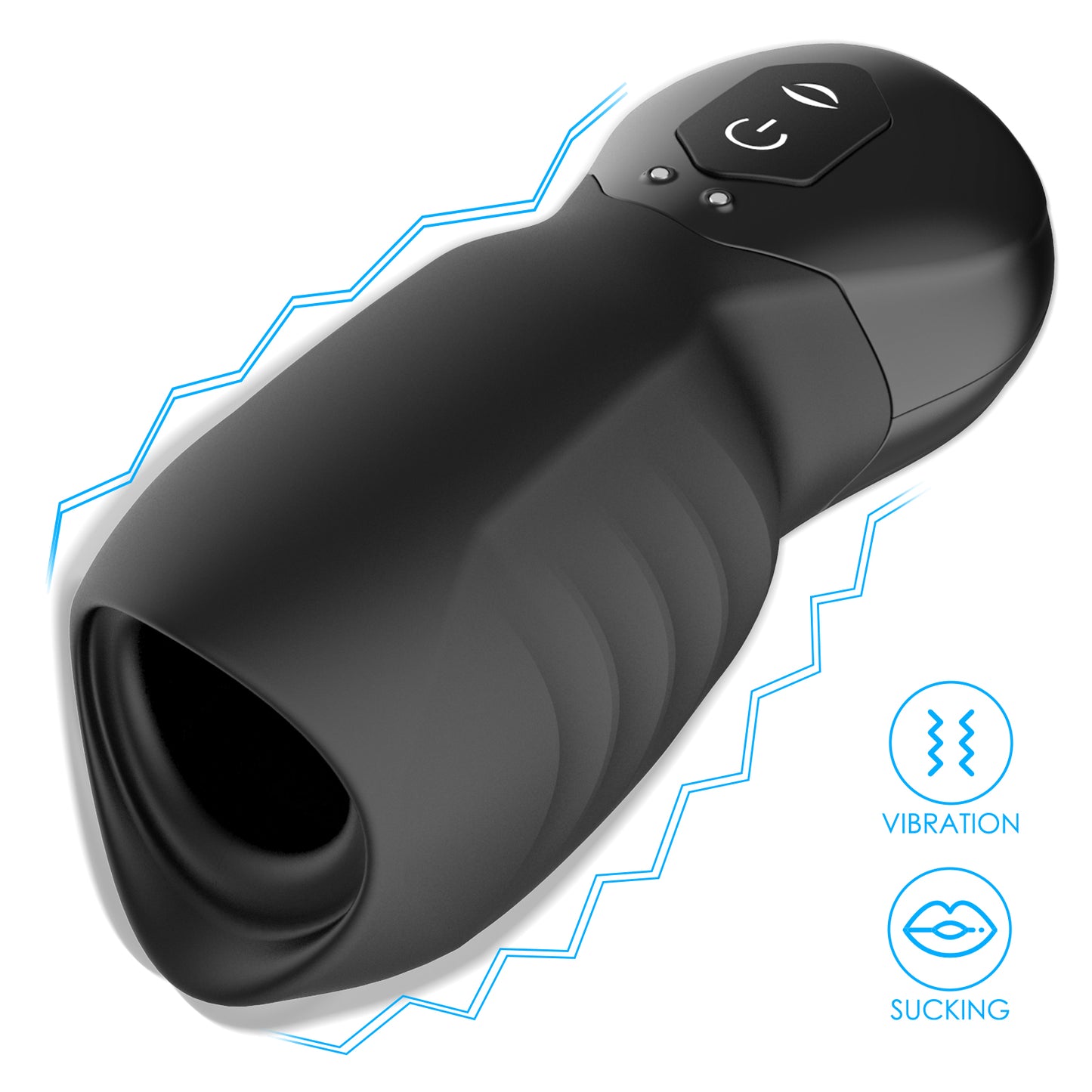 Glans Suction & Vibration Penis Massager Stroker – Dual-Engine Stimulation Male Masturbation Cup